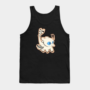 Confused Night Furry Tank Top